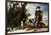 Winter Landscape with Hunter, 1624-Jan Wildens-Framed Giclee Print