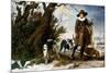 Winter Landscape with Hunter, 1624-Jan Wildens-Mounted Giclee Print