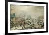 Winter Landscape with Ice Skaters, 1608-Hendrick Avercamp-Framed Premium Giclee Print