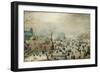 Winter Landscape with Ice Skaters, Hendrick Avercamp-Hendrick Avercamp-Framed Art Print