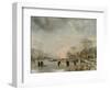 Winter Landscape with Kolf Players, 1653 (Oil on Canvas)-Jan Van De Capelle Or Cappelle-Framed Giclee Print