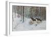 Winter Landscape with Mooses, 1907-Count Vladimir Leonidovich Muravyov-Framed Giclee Print