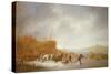 Winter Landscape with Skaters-Adriaen Jansz. Van Ostade-Stretched Canvas