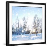 Winter Landscape with Snow-IgorKovalchuk-Framed Photographic Print