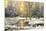 Winter Landscape With The Wood River-balaikin2009-Mounted Art Print