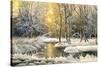 Winter Landscape With The Wood River-balaikin2009-Stretched Canvas