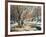 Winter Landscape With Wood And The River-balaikin2009-Framed Art Print