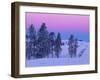 Winter Landscape, Yellowstone National Park, Unesco World Heritage Site, Wyoming, USA-Colin Brynn-Framed Photographic Print