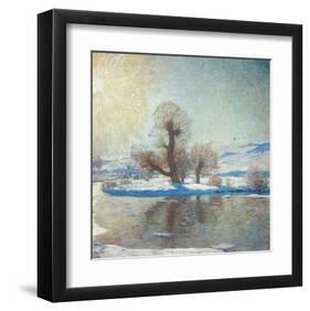 Winter Landscape-Eugen Bracht-Framed Art Print