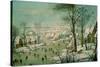 Winter Landscape-Pieter Brueghel the Younger-Stretched Canvas