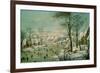 Winter Landscape-Pieter Brueghel the Younger-Framed Giclee Print