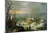 Winter Landscape-Joos or Josse de, The Younger Momper-Mounted Giclee Print