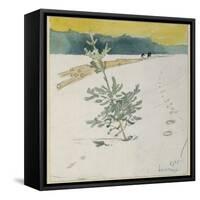 Winter Landscape-Carl Larsson-Framed Stretched Canvas