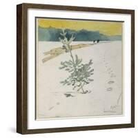 Winter Landscape-Carl Larsson-Framed Giclee Print