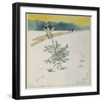 Winter Landscape-Carl Larsson-Framed Giclee Print