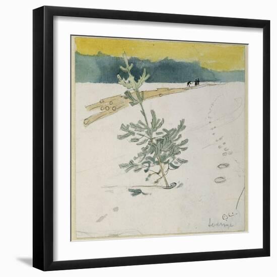 Winter Landscape-Carl Larsson-Framed Giclee Print