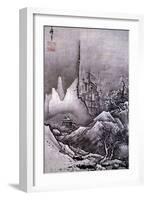 Winter Landscape-Toyo Sesshu-Framed Giclee Print
