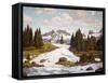 Winter Landscape-William Wendt-Framed Stretched Canvas