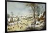 Winter Landscape-Pieter Brueghel the Younger-Framed Art Print