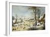 Winter Landscape-Pieter Brueghel the Younger-Framed Art Print