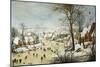 Winter Landscape-Pieter Brueghel the Younger-Mounted Art Print