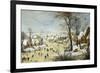 Winter Landscape-Pieter Brueghel the Younger-Framed Art Print