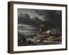 Winter Landscape-Jacob Isaacksz Van Ruisdael-Framed Art Print