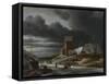 Winter Landscape-Jacob Isaacksz Van Ruisdael-Framed Stretched Canvas