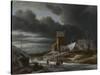 Winter Landscape-Jacob Isaacksz Van Ruisdael-Stretched Canvas