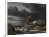 Winter Landscape-Jacob Isaacksz Van Ruisdael-Framed Art Print