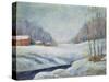 Winter Landscape-John Henry Twachtman-Stretched Canvas