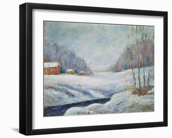 Winter Landscape-John Henry Twachtman-Framed Giclee Print