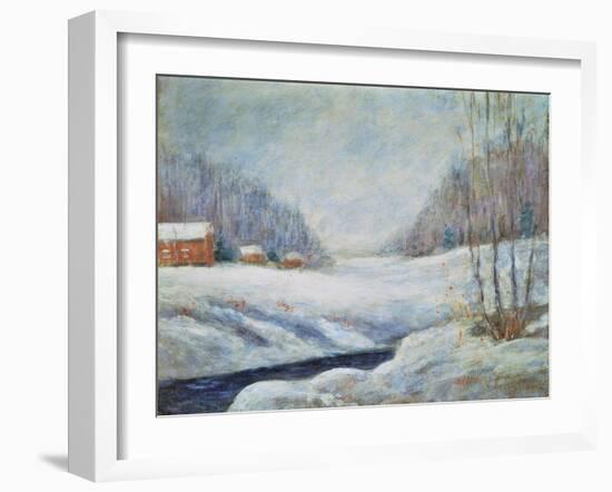 Winter Landscape-John Henry Twachtman-Framed Giclee Print