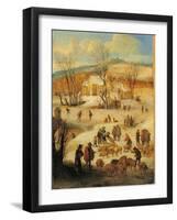 Winter Landscape-Theobald Michau-Framed Art Print