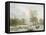 Winter Landscape-Jacobus Abels-Framed Stretched Canvas