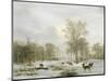 Winter Landscape-Jacobus Abels-Mounted Giclee Print