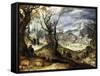 Winter Landscape-Paul Bril-Framed Stretched Canvas