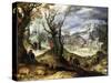 Winter Landscape-Paul Bril-Stretched Canvas