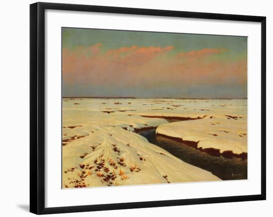 Winter Landscape-Konstantin Yakovlevich Kryzhitsky-Framed Giclee Print