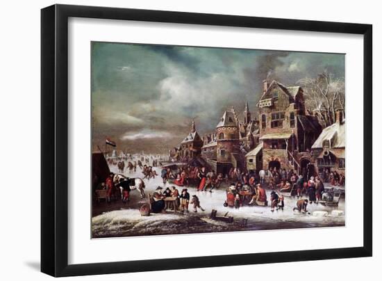 Winter Landscape-Rutger Verburgh-Framed Giclee Print