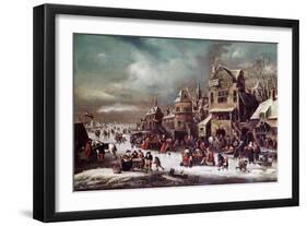 Winter Landscape-Rutger Verburgh-Framed Giclee Print