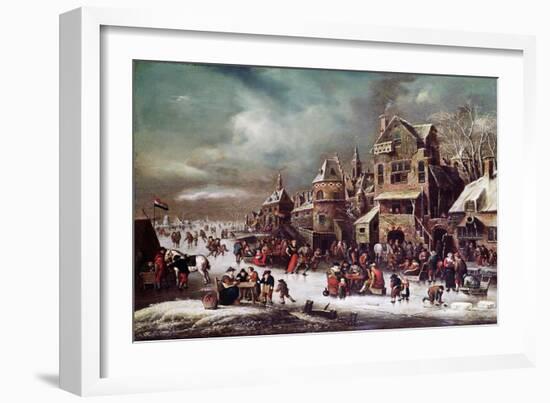 Winter Landscape-Rutger Verburgh-Framed Giclee Print