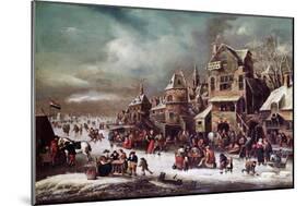 Winter Landscape-Rutger Verburgh-Mounted Giclee Print