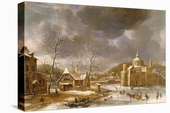 Winter Landscape-Jan Brueghel the Elder-Stretched Canvas