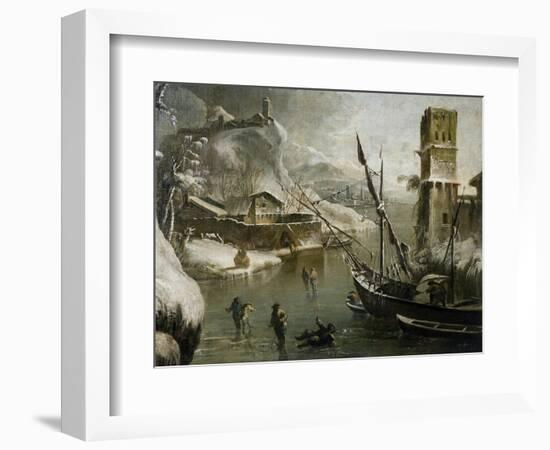 Winter Landscape-Bartolomeo Pedone-Framed Giclee Print