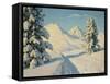 Winter Landscape-Ivan Fedorovich Choultse-Framed Stretched Canvas