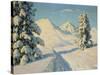 Winter Landscape-Ivan Fedorovich Choultse-Stretched Canvas