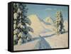 Winter Landscape-Ivan Fedorovich Choultse-Framed Stretched Canvas