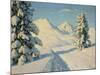 Winter Landscape-Ivan Fedorovich Choultse-Mounted Giclee Print