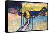 Winter landscape.-WASSILY KANDINSKY-Framed Stretched Canvas